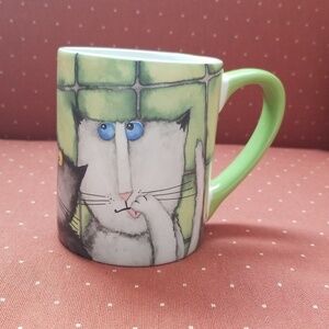 Debit Hron Cats Motif by Gibson 2006 12 oz mug